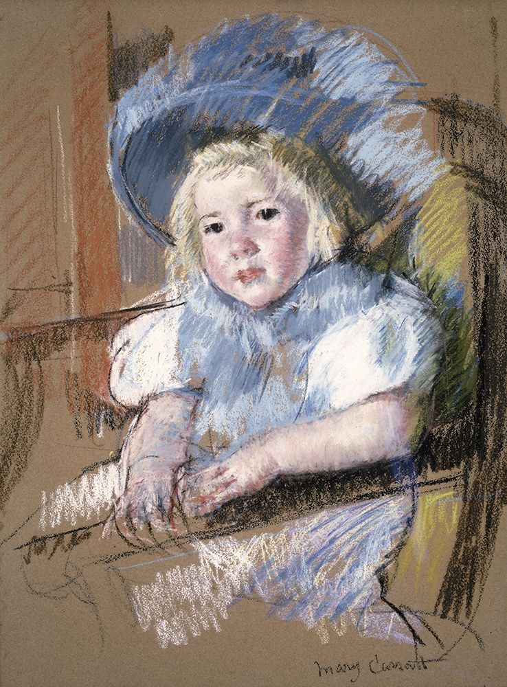 Wall Art Painting id:266005, Name: Simone Seated, Artist: Cassatt, Mary