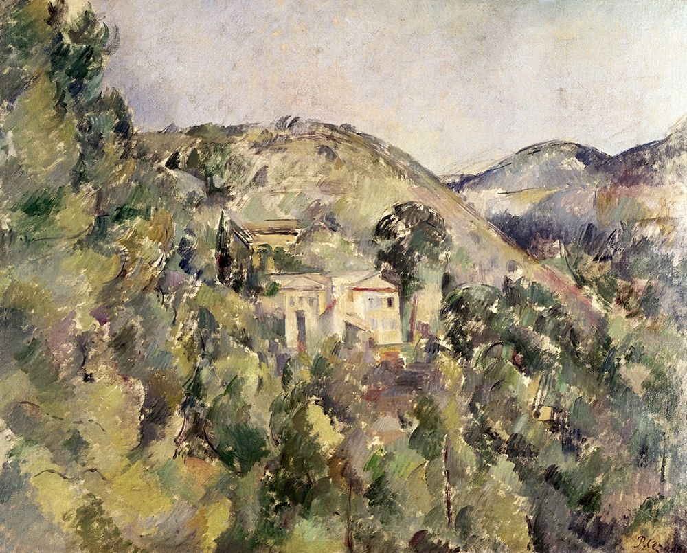 Wall Art Painting id:266117, Name: La Collines Des Pauvres, Artist: Cezanne, Paul