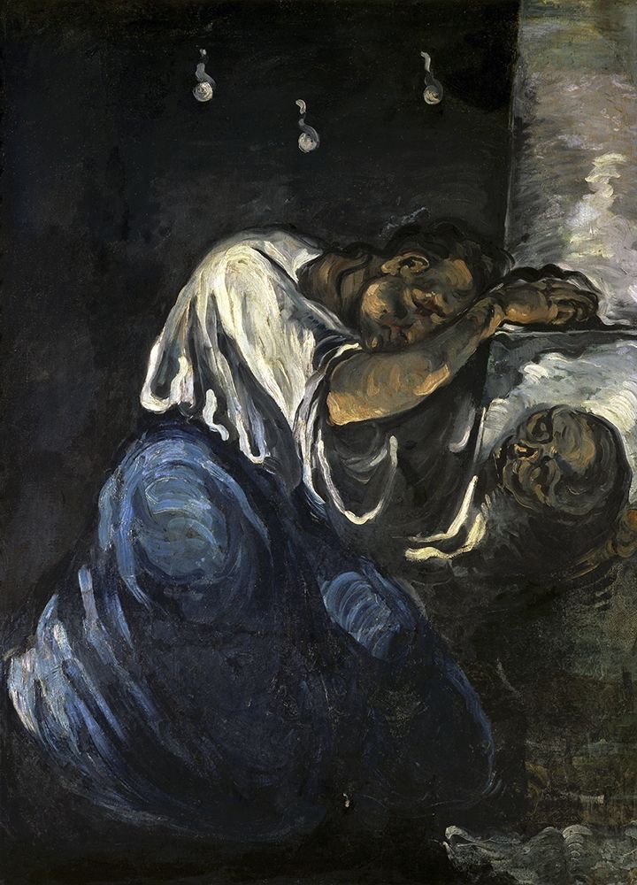 Wall Art Painting id:266128, Name: The Magdalen Or Sorrow, Artist: Cezanne, Paul