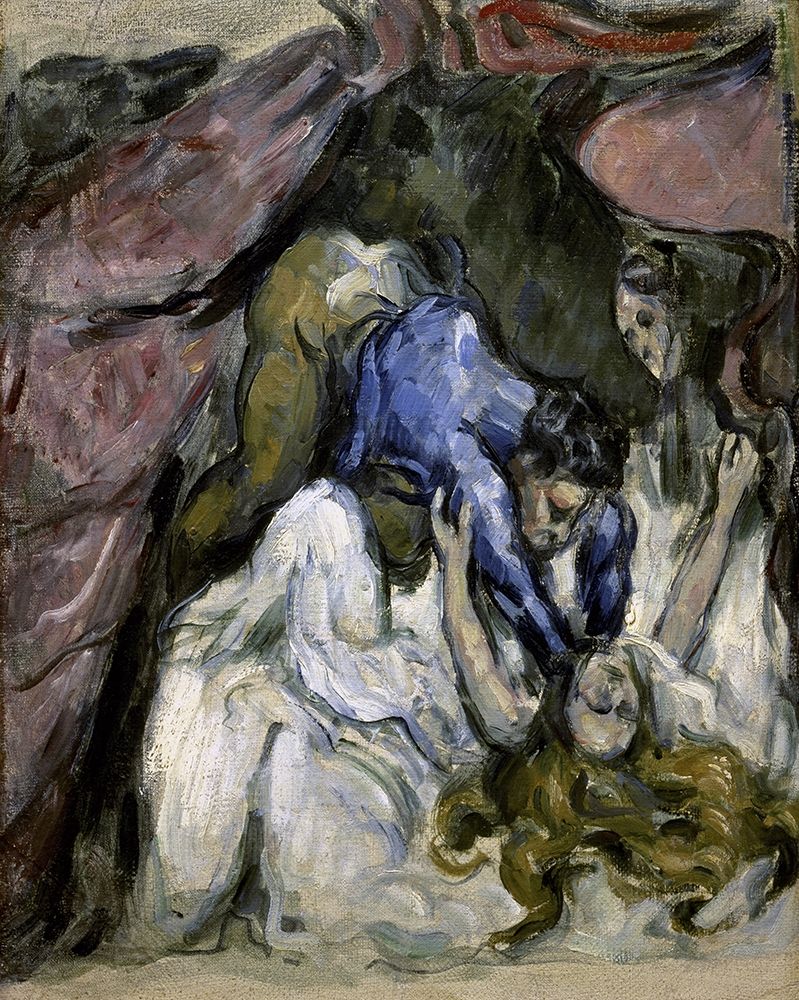 Wall Art Painting id:266130, Name: The Strangled Woman (Le Femme Stranglee), Artist: Cezanne, Paul