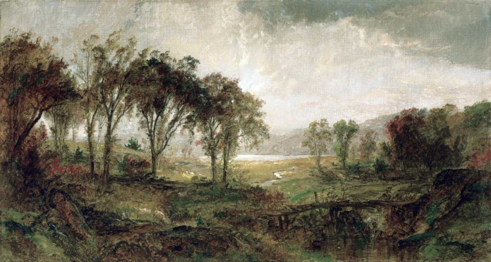 Wall Art Painting id:90862, Name: Hastings On Hudson, Artist: Cropsey, Jasper Francis