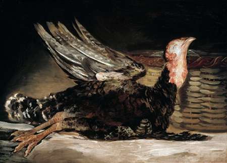Wall Art Painting id:185995, Name: Dead Turkey, Artist: Goya, Francisco De