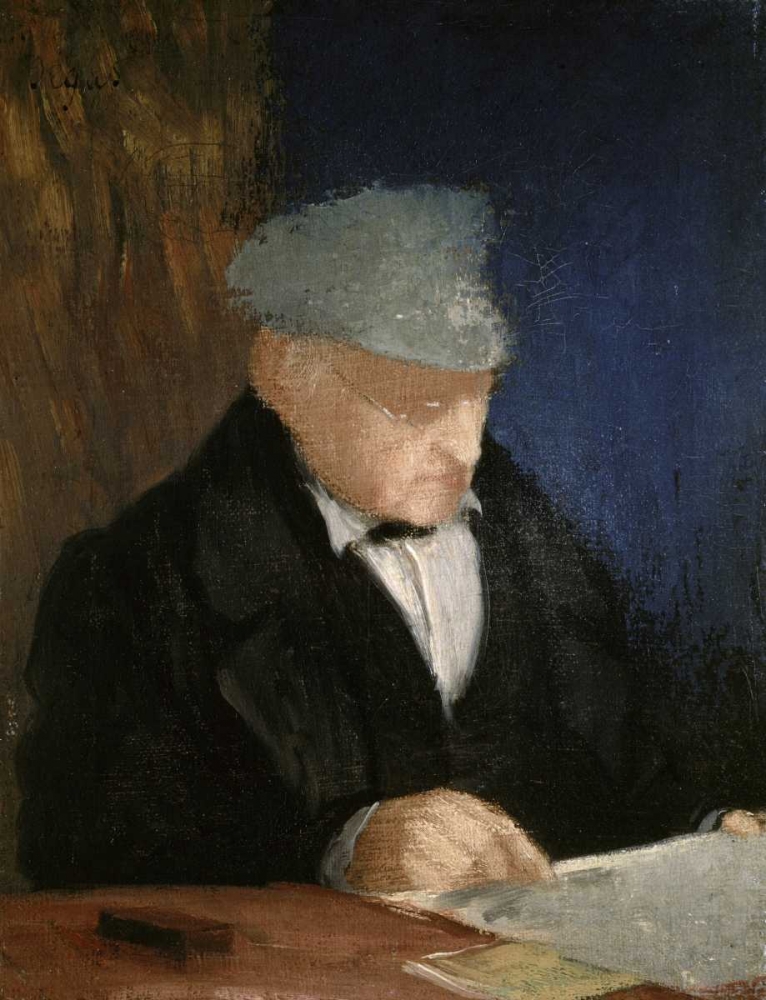 Wall Art Painting id:90941, Name: Auguste, the Artists Father, Artist: Degas, Edgar