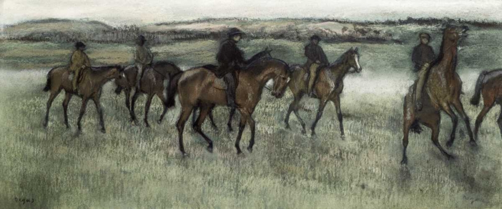 Wall Art Painting id:90960, Name: Race Horses, Artist: Degas, Edgar