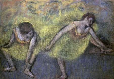 Wall Art Painting id:186016, Name: Two Dancers at Rest, Artist: Degas, Edgar