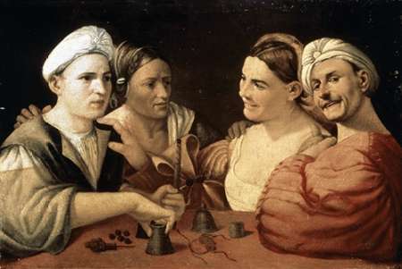 Wall Art Painting id:186065, Name: Magicians, Artist: Dossi, Dosso