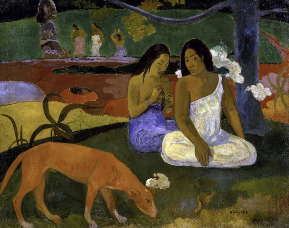 Wall Art Painting id:91046, Name: Arearea - Joyousness, Artist: Gauguin, Paul