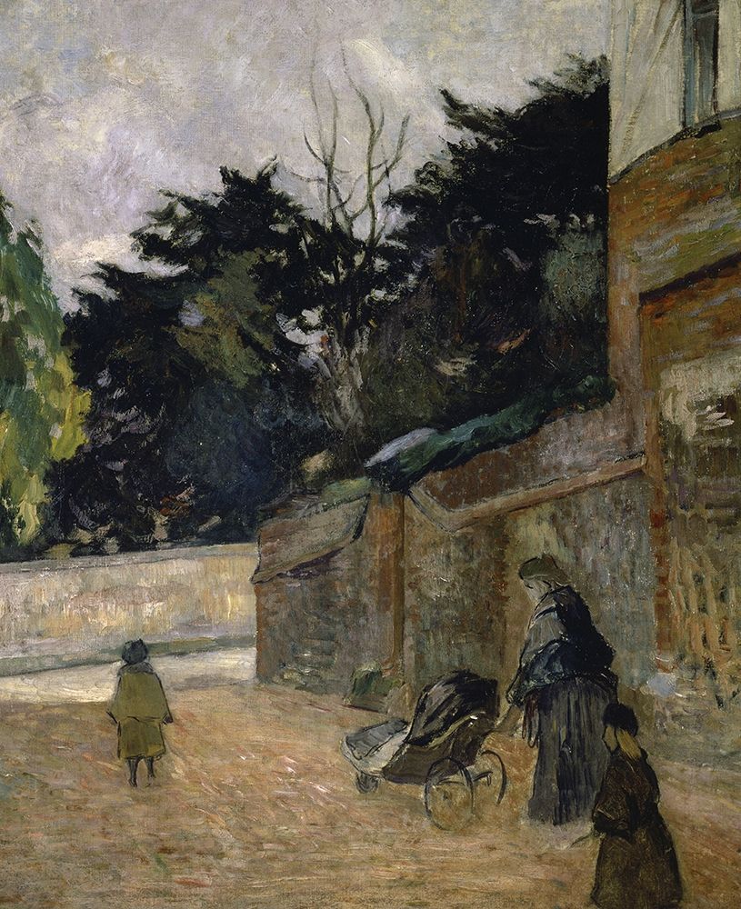 Wall Art Painting id:267333, Name: Children In The Street, Artist: Gauguin, Paul