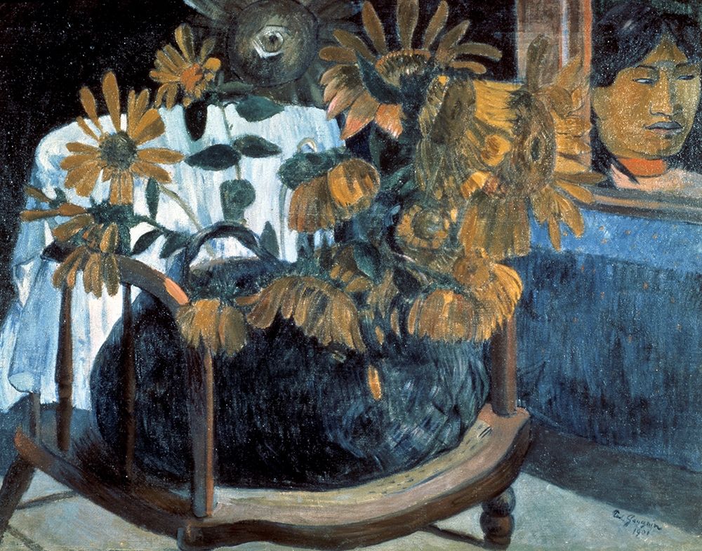 Wall Art Painting id:267351, Name: Sunflowers, Artist: Gauguin, Paul