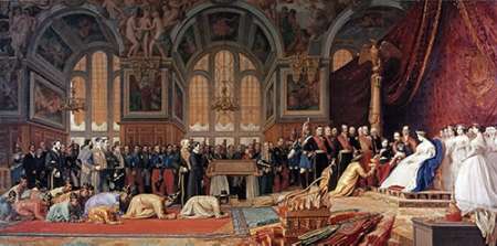 Wall Art Painting id:186144, Name: Reception of The Siamese Ambassadors, Artist: Gerome, Jean Leon