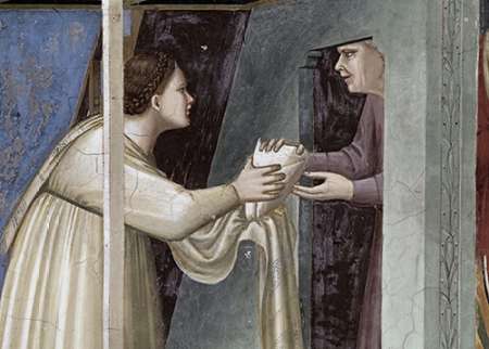 Wall Art Painting id:186155, Name: Birth of The Virgin - Detail, Artist: Giotto