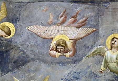 Wall Art Painting id:186177, Name: Lamentation (Detail), Artist: Giotto