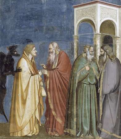 Wall Art Painting id:186183, Name: Treachery of Judas, Artist: Giotto