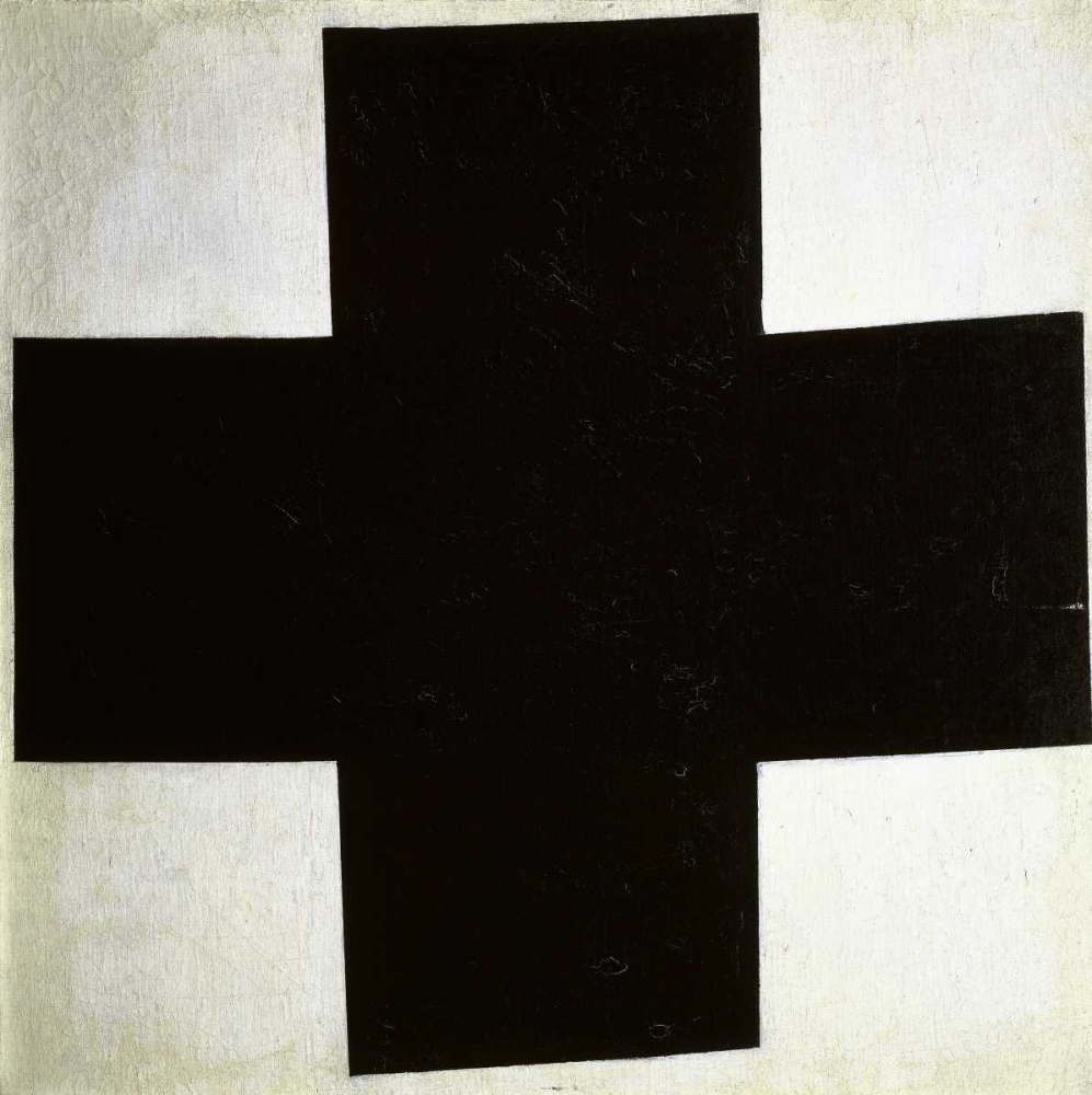 Wall Art Painting id:91240, Name: Black Cross, Artist: Malevich, Kazimir