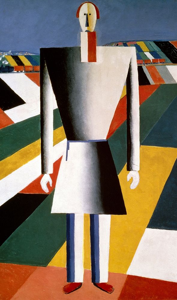 Wall Art Painting id:267904, Name: Farmer In The Field, Artist: Malevich, Kazimir