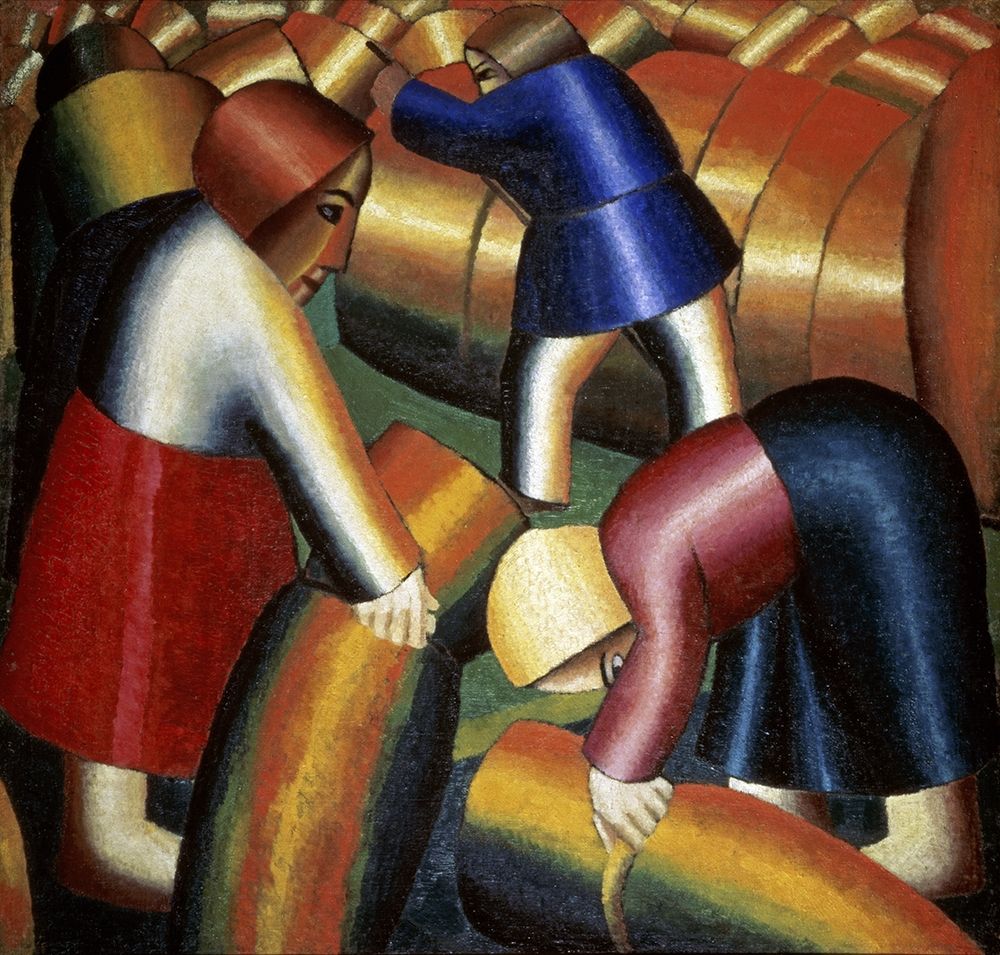 Wall Art Painting id:267908, Name: Harvesting Rye, Artist: Malevich, Kazimir