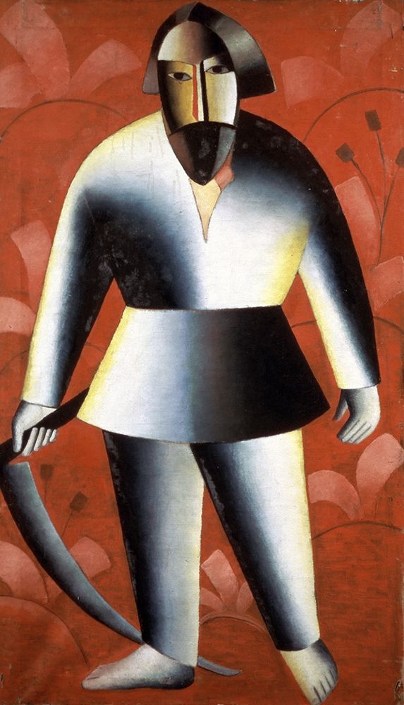 Wall Art Painting id:267909, Name: Mower, Artist: Malevich, Kazimir