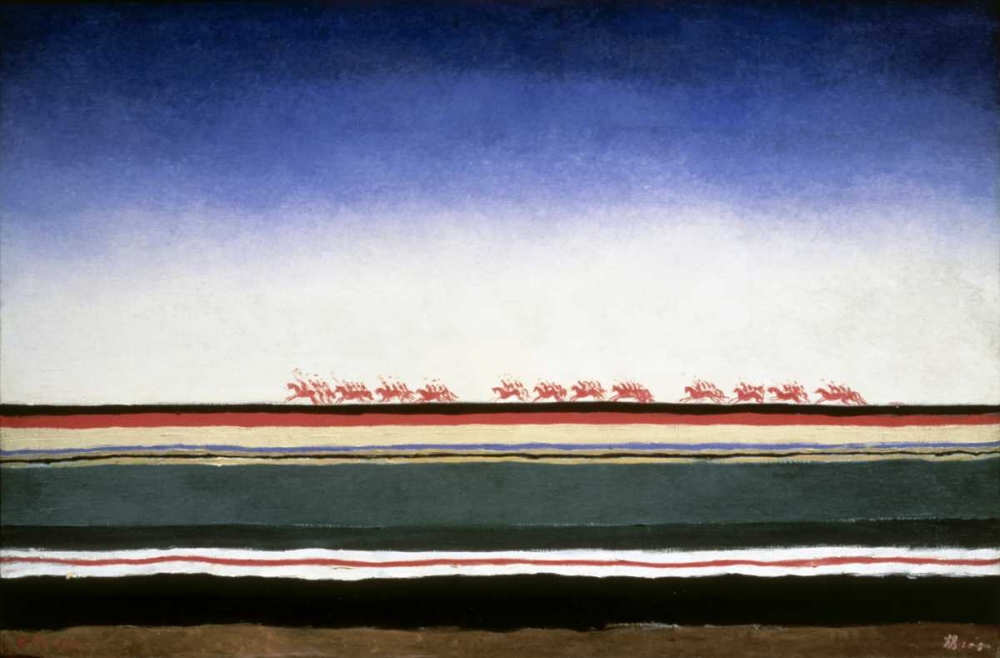 Wall Art Painting id:91253, Name: Red Cavalry, Artist: Malevich, Kazimir