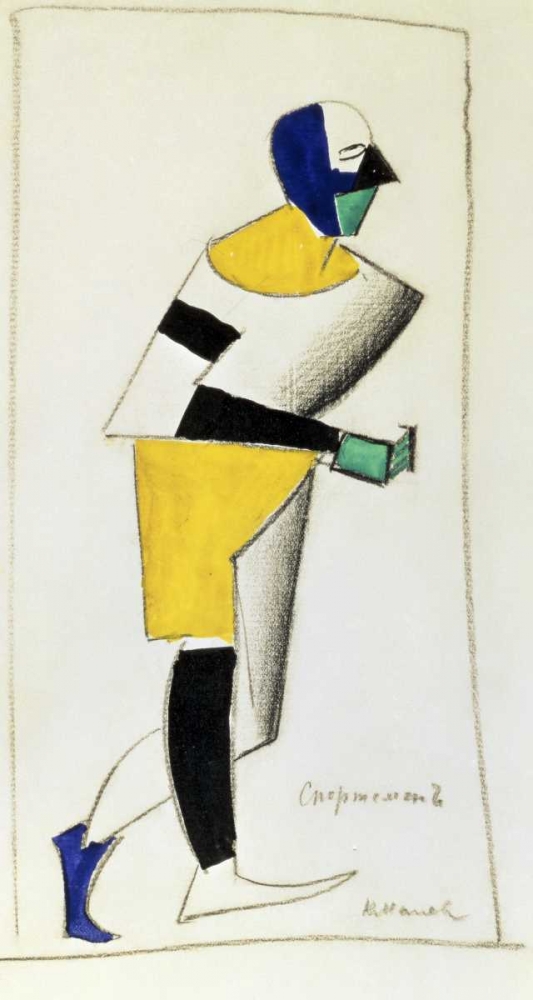 Wall Art Painting id:91255, Name: The Sportsman, Artist: Malevich, Kazimir