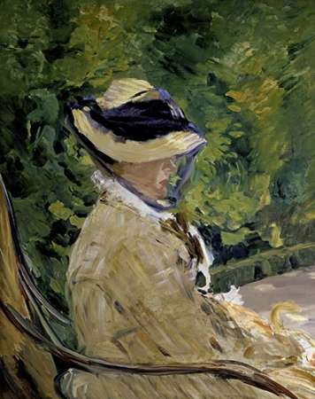 Wall Art Painting id:186263, Name: Madame Manet at Bellevue, Artist: Manet, Edouard