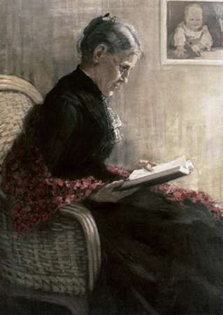 Wall Art Painting id:186268, Name: Portrait of Mother, Artist: Marc, Franz