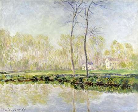Wall Art Painting id:186306, Name: Banks of the River Epte at Giverny, Artist: Monet, Claude