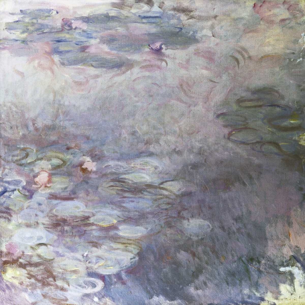 Wall Art Painting id:91336, Name: Pale Water Lilies - Nympheas clairs, c. 1917-25, Artist: Monet, Claude