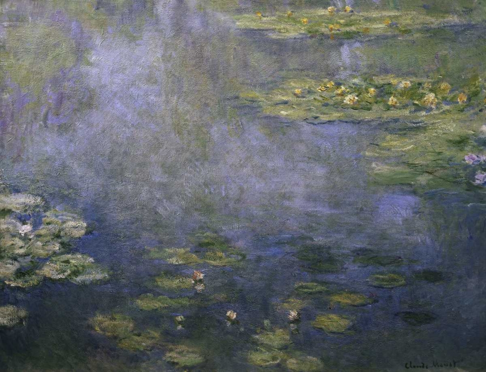 Wall Art Painting id:91363, Name: Water Lilies - Nympheas IV, Artist: Monet, Claude