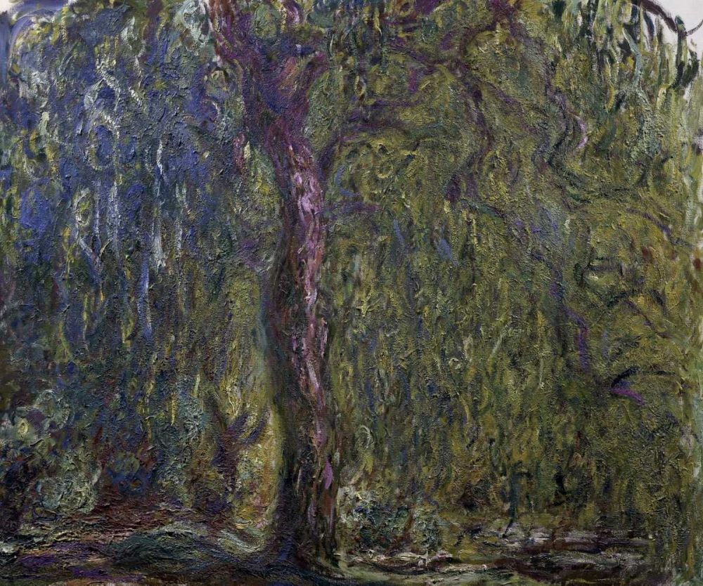 Wall Art Painting id:91372, Name: Weeping Willow - Saule pleureur, Artist: Monet, Claude