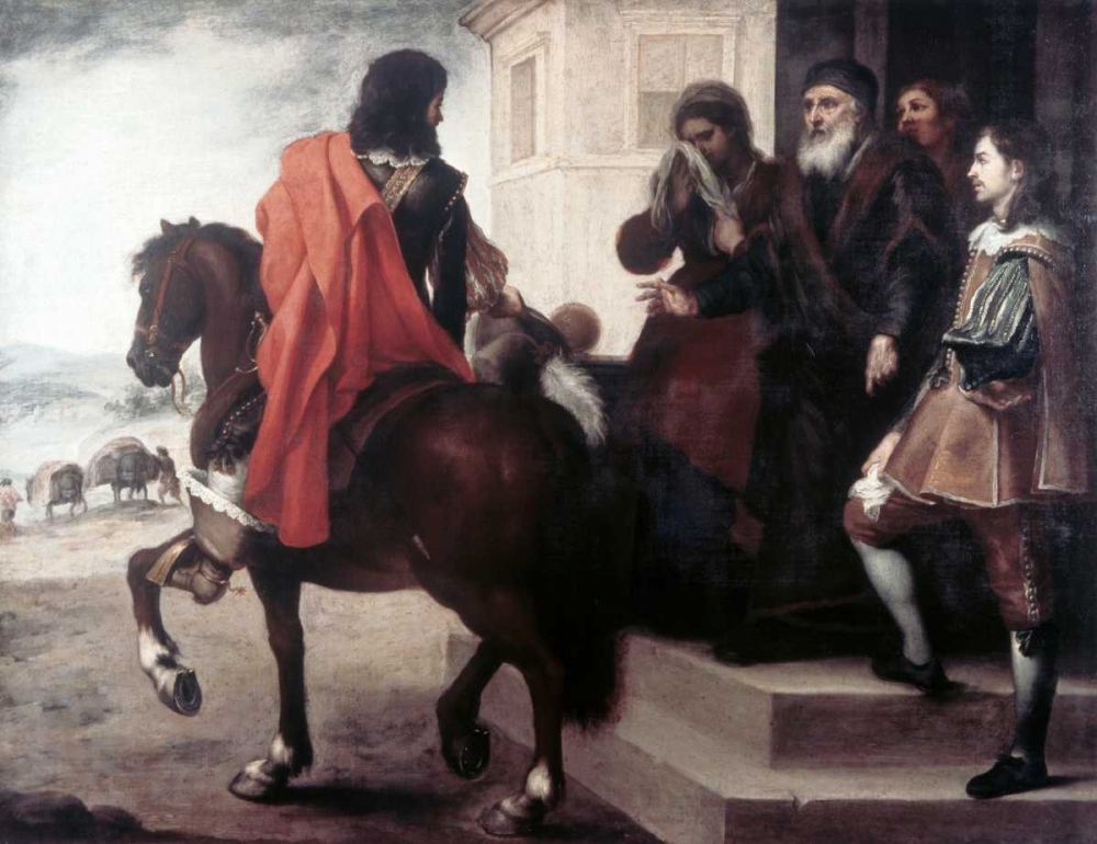 Wall Art Painting id:91406, Name: Departure of The Prodigal Son, Artist: Murillo, Bartolome Esteban