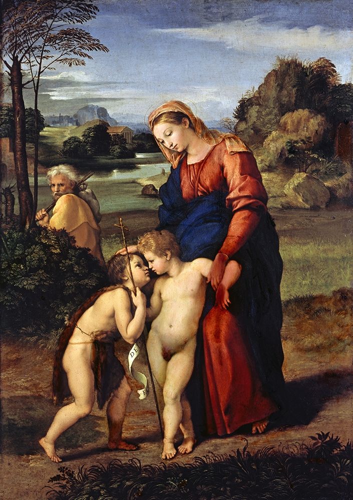 Wall Art Painting id:268386, Name: Madonna del Passeggio, Artist: Raphael