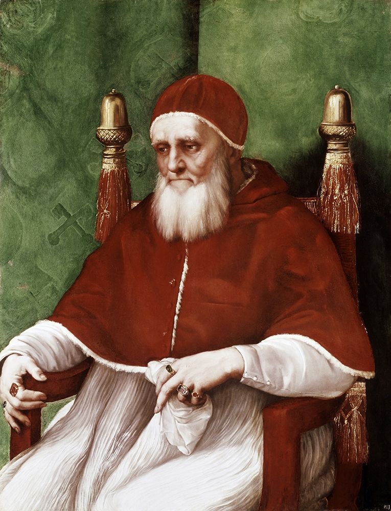 Wall Art Painting id:268393, Name: Pope Julius II, Artist: Raphael