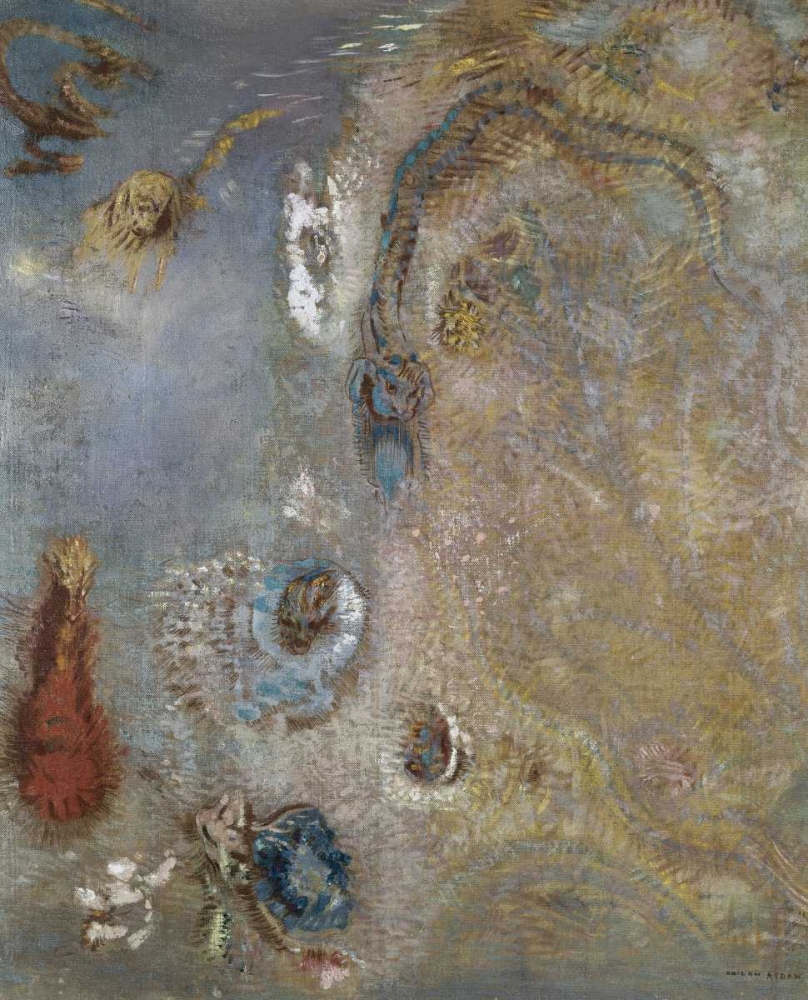 Wall Art Painting id:91467, Name: Abstract Fantasy, Artist: Redon, Odilion