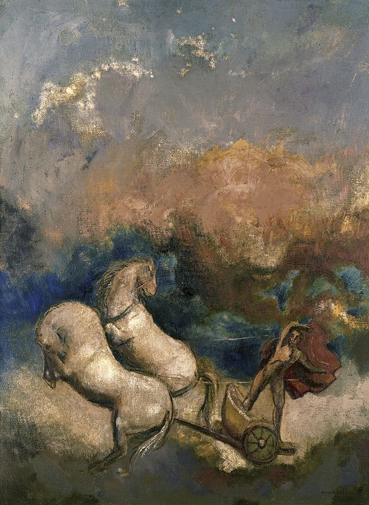 Wall Art Painting id:268440, Name: Charioteer, Artist: Redon, Odilon