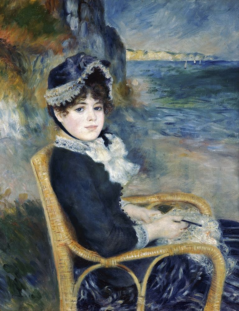 Wall Art Painting id:268524, Name: By the Seashore, Artist: Renoir, Pierre-Auguste