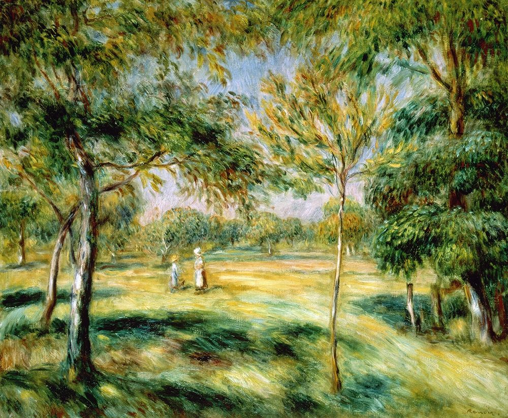 Wall Art Painting id:268526, Name: Clairiere, Artist: Renoir, Pierre-Auguste