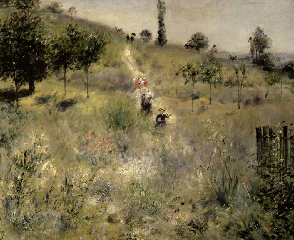 Wall Art Painting id:91524, Name: Path Through the Tall Grasses, Artist: Renoir, Pierre-Auguste