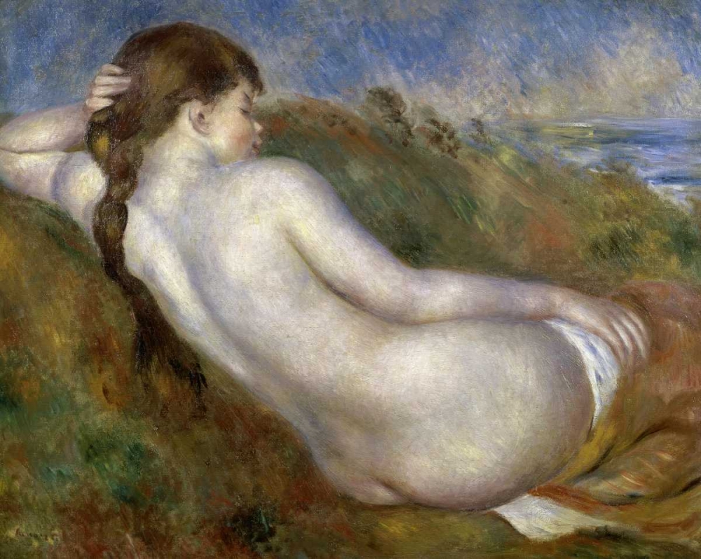 Wall Art Painting id:91528, Name: Reclining Nude, Artist: Renoir, Pierre-Auguste