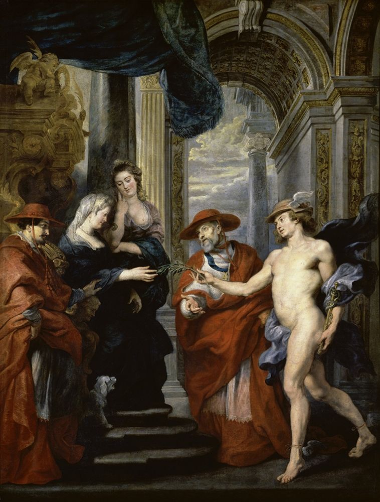 Wall Art Painting id:269051, Name: The Treaty of Angouleme (Life of Marie de Medici, Queen of France), Artist: Rubens, Peter Paul