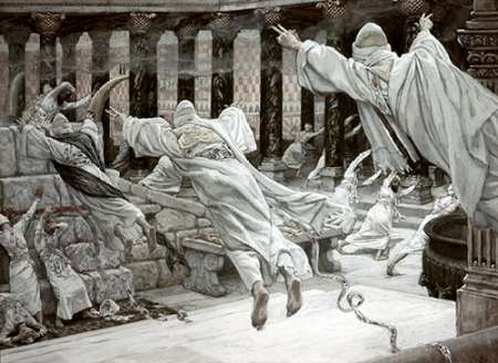 Wall Art Painting id:186515, Name: Dead Appear at The Temple, Artist: Tissot, James