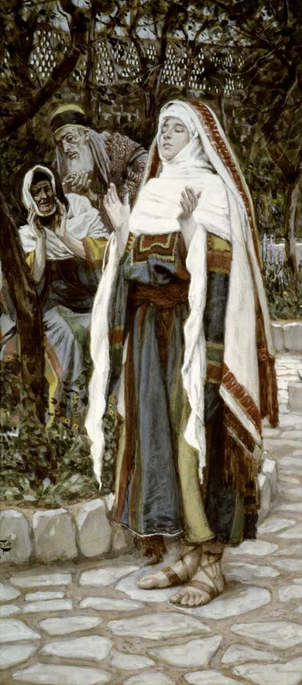 Wall Art Painting id:91659, Name: Magnificat, Artist: Tissot, James Jacques