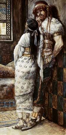 Wall Art Painting id:186685, Name: Samson and His Wife, Artist: Tissot, James
