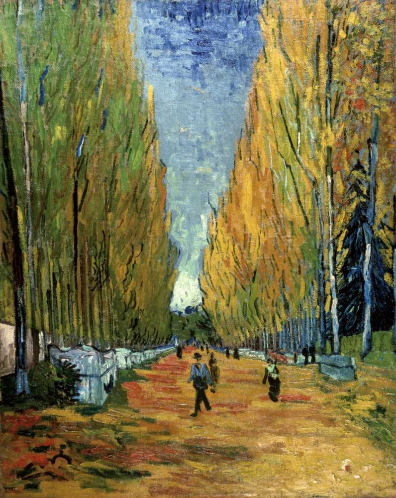 Wall Art Painting id:91747, Name: Allee des Alyscamps, Artist: Van Gogh, Vincent