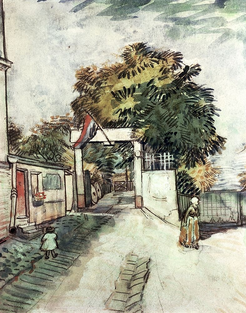 Wall Art Painting id:269848, Name: Entrance to the Moulin De La Galette, Artist: Van Gogh, Vincent