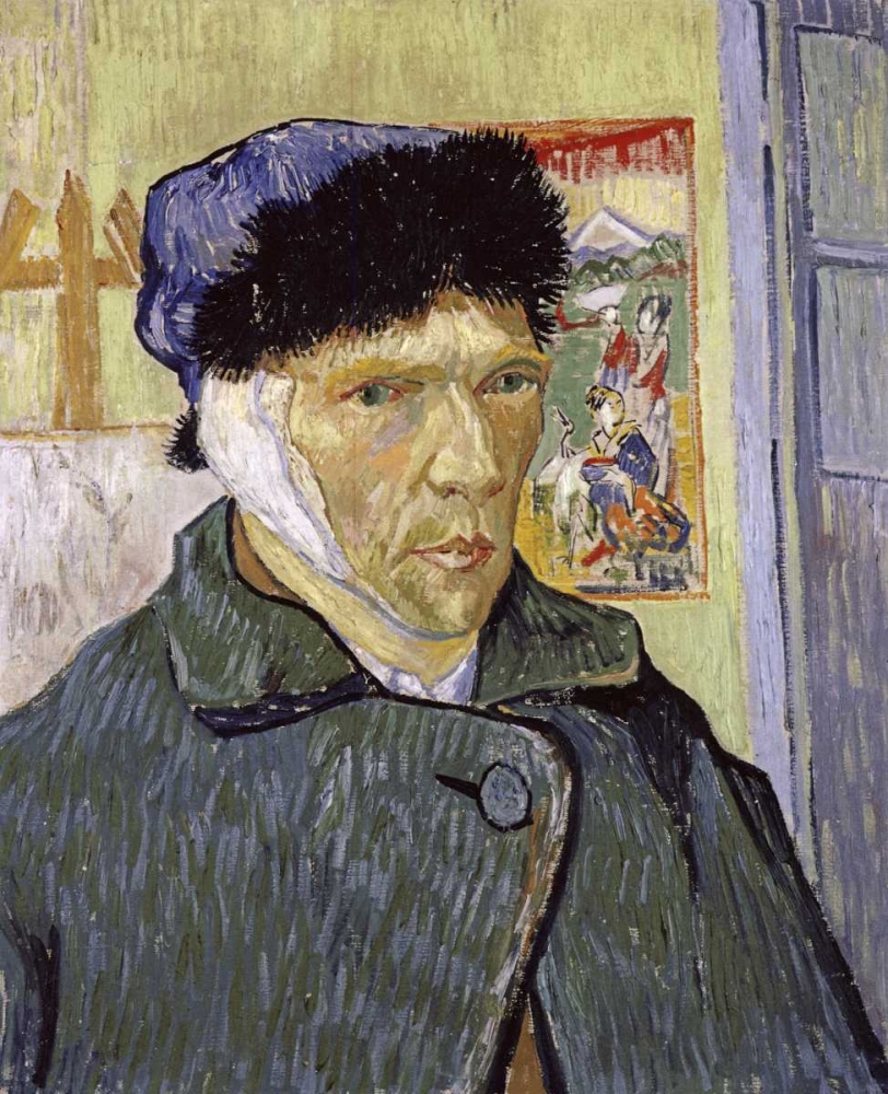 Wall Art Painting id:91769, Name: Self Portrait With Bandaged Ear, Artist: Van Gogh, Vincent