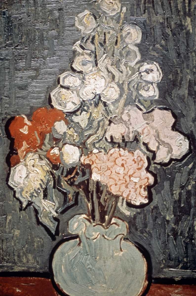 Wall Art Painting id:91772, Name: Still Life: Vase With Rose-Mallows, Artist: Van Gogh, Vincent