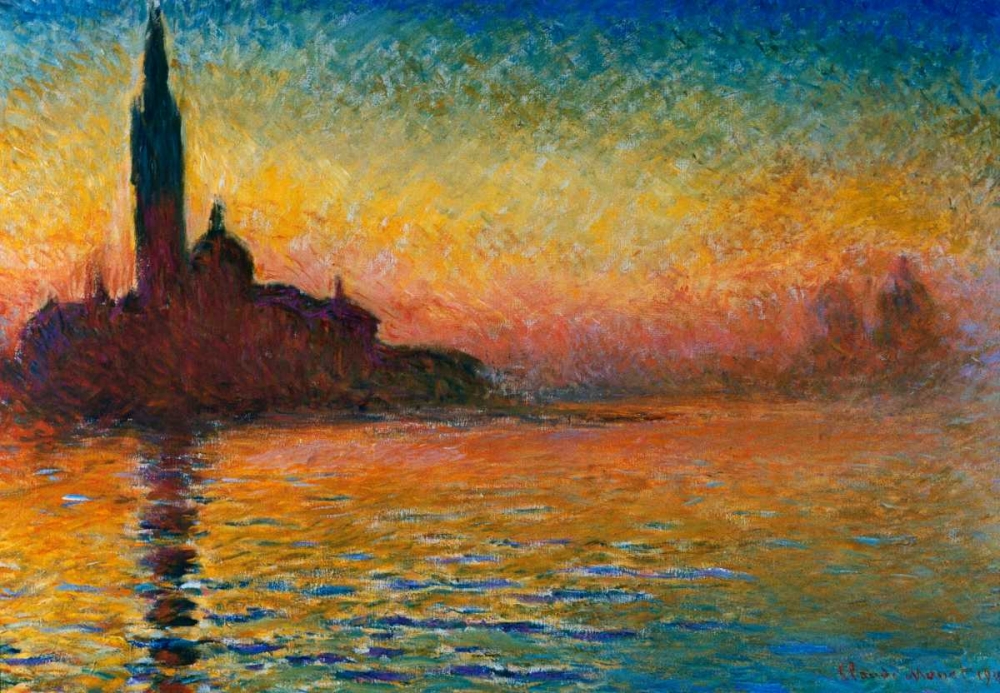 Wall Art Painting id:91835, Name: San Giorgio Maggiore, Artist: Monet, Claude