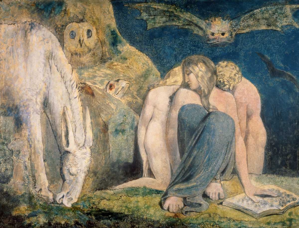 Wall Art Painting id:91859, Name: Hecatate, Artist: Blake, William