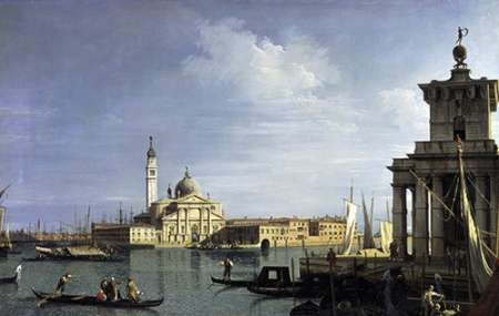 Wall Art Painting id:186806, Name: The Island of San Giorgio Maggiore, Venice, Artist: Canaletto