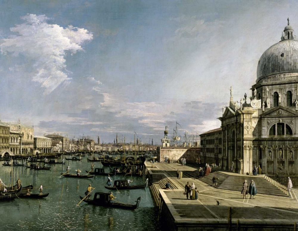 Wall Art Painting id:91901, Name: Venice, Church of the Blessed Sacrament, Artist: Canaletto